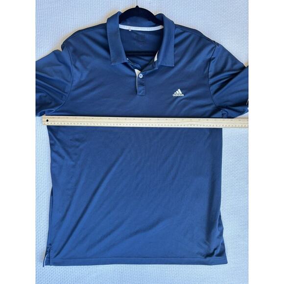 Adidas Golf Jacket Polo Shirt Men L Blue Bundle Golf Club Country Club Athleisur - Picture 14 of 14